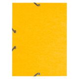 Chemise à élastique 3 rabats carte Bruneau 24 x 32 cm dos 2 cm jaune