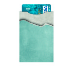 Paquet de 5 étuis protège carte bancaire anti-RFID décor matière