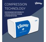 Papier essuie-mains pliage enchevêtré Kleenex Airflex Ultra 6778 - Carton de 1860