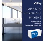 Papier essuie-mains pliage enchevêtré Kleenex Airflex Ultra 6778 - Carton de 1860