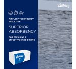 Papier essuie-mains pliage enchevêtré Kleenex Airflex Ultra 6778 - Carton de 1860