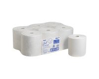 Rouleau d'essuie-mains Scott Xtra simple épaisseur 6667 - Carton de 6