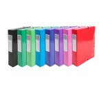 Boîte de classement Idérama en carte pelliculée 7/10e - dos 6 cm - couleurs assorties