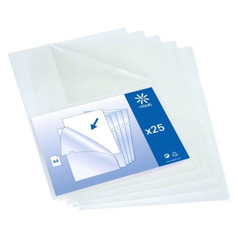 L-sleeve Viquel A4 grained polypropylene 13/100e