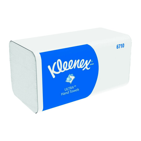 Paper hand towel Z-folded Kleenex Airflex™ Ultra - box of 1440