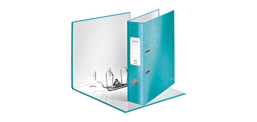 Classeurs à levier plastifié Leitz Wow - dos 8 cm 