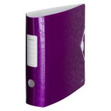 Lever arch file plastic Leitz Active 180° Wow back 7,5 cm violet