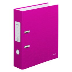 Classeur à levier cartonné Leitz Wow A4 - Dos 8 cm