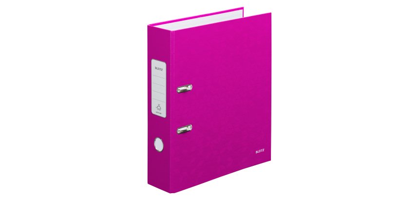 Classeurs à levier plastifié Leitz Wow - dos 8 cm 