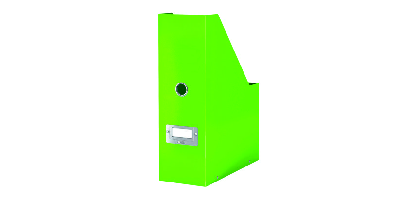 Revistero Click & Store Wow de Leitz reverso 10,3 cm verde