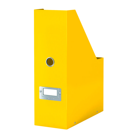Revistero Click & Store Wow de Leitz reverso 10,3 cm amarillo