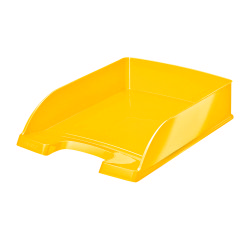 Corbeille à courrier Wow Leitz métallisé