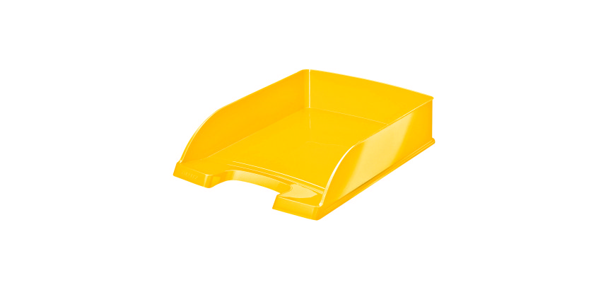 Corbeille à courrier Wow Leitz métallisé