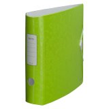 Lever arch file plastic Leitz Active 180° Wow back 7,5 cm green