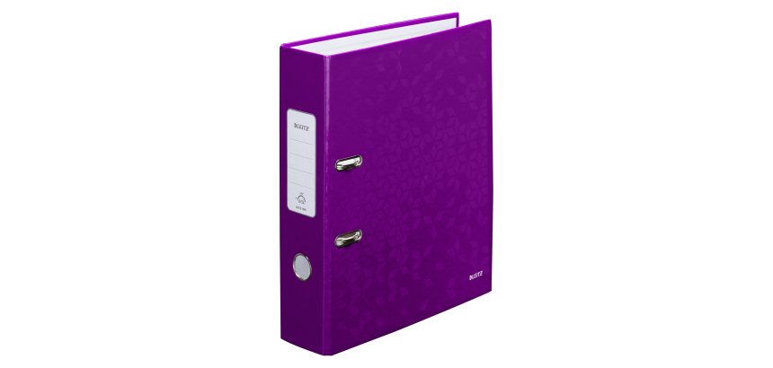 Archivador A4 Wow 8 cm Leitz violeta