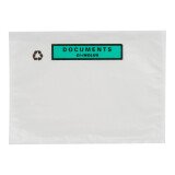 Pochette adhésive porte-document  "documents ci-inclus" 228 x 165 mm - Boîte de 250