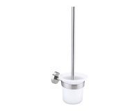 Set toilet brush with adhesive wall attachment tesa® Moon