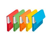 Subcarpeta canguro con fuelle Oxfors colores vivos A4 paquete de 50