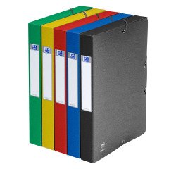 Map box Elba 24 x 32 cm rug 40 mm assortiment kleuren