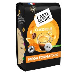 Kaffeepads Carte Noire klassisch - Pack von 60