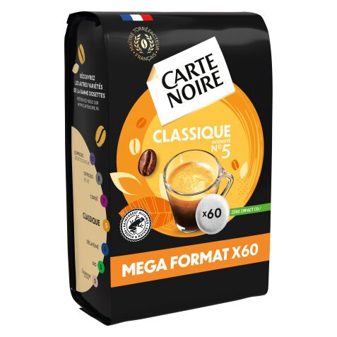 Dosettes de café Carte Noire Classique N° 5 - Paquet de 60