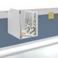 Magazine holder for acoustic desk screen with frame Ecla 