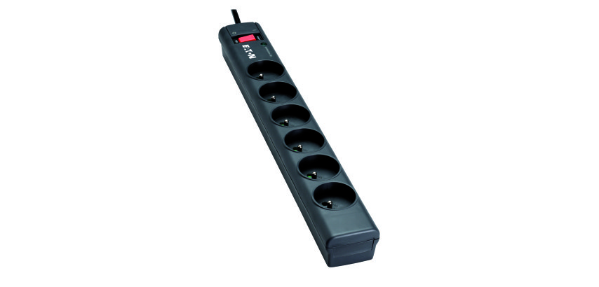 Socket outlet with earthing contact Eaton STRIP 6 FR