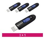 Pack 3 memorias Usb 3.1 Trascend + 1 GRATIS 