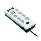 Stekkerblok Eaton Protection Box 8 USB Tel@+TV FR