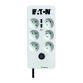 Stekkerblok Eaton Protection Box 6 stopcontacten + 2 USB-poorten