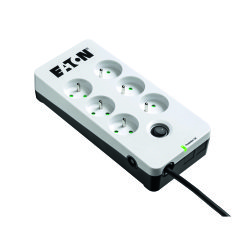 Regleta con limitador de tensión Eaton Protection Box 6