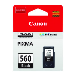 Cartridge Canon PG-560 zwart voor inkjetprinter 
