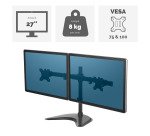 Bras support 2 écrans sur pied Fellowes