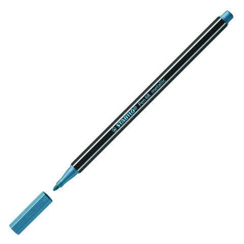 Rotulador Stabilo pen 68 metallic color azul
