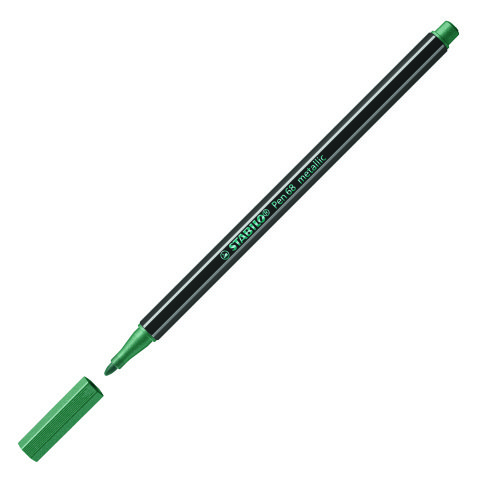 Rotulador Stabilo pen 68 metallic color verde