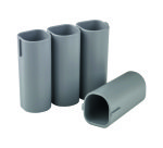 Cubiletes portarrotuladores magnético color gris  - Paquete de 4 