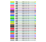 Rotulador STABILOpen 68 brush punta pincel - Estuche de 24