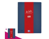 Protège-documents Oxford Le Lutin PVC opaque A4 20 pochettes - 40 vues - bleu