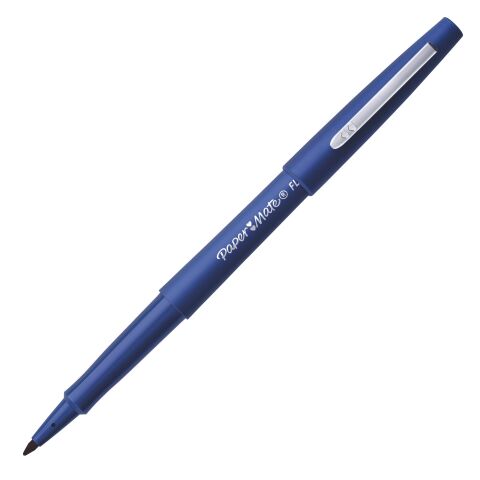 Rotulador Flair punta media Papermate Azul