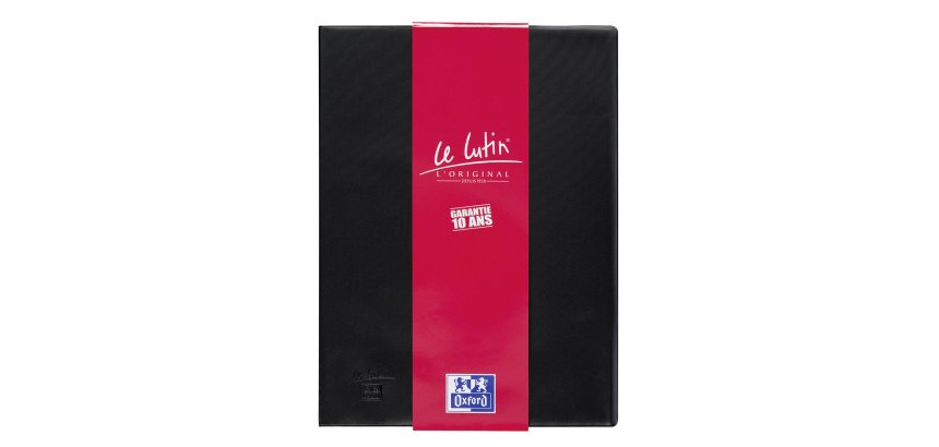 Protège-documents opaques A4 30 pochettes Le Lutin Classique Oxford noir