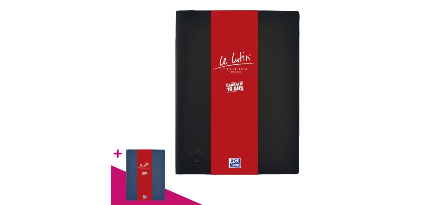 Protège-documents opaques A4 40 pochettes Le Lutin Classique Oxford noir