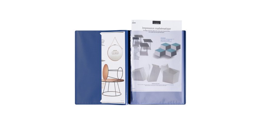 Protège-documents Oxford Le Lutin Classique PVC opaque A4 50 pochettes - 100 vues - couleurs assorties