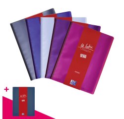 Carpeta de fundas translúcida Le Lutin Vision Oxford A4, 30 bolsillos, colores surtidos