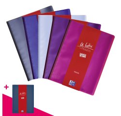 Carpeta de fundas translúcida Le Lutin Vision Oxford A4, 20 bolsillos, colores surtidos