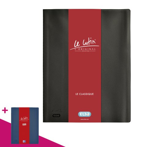 Carpeta de fundas opaca A4 20 fundas Le Lutin Classic Oxford negro