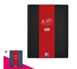 Protège-documents Oxford Le Lutin PVC A4 noir - 80 pochettes - 160 vues