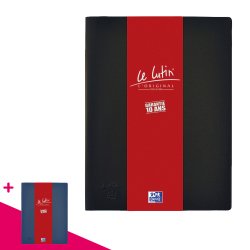 Protège-documents Oxford Le Lutin PVC A4 noir - 80 pochettes - 160 vues