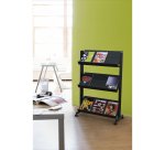 Présentoir mobile universel bas noir Paperflow