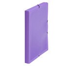 Chemise box polypropylène personnalisable 24 x 32 cm dos 3 cm couleurs assorties