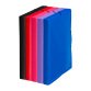 Chemise box polypropylène personnalisable 24 x 32 cm dos 3 cm couleurs assorties